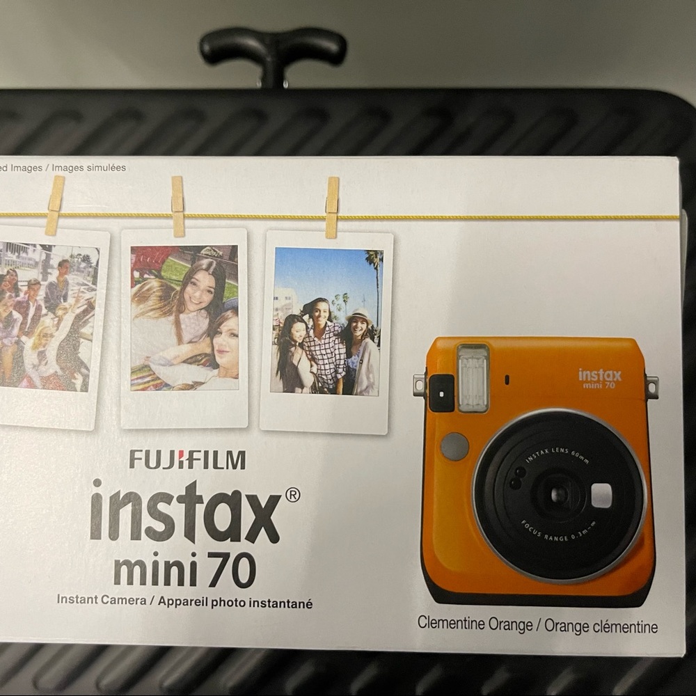 Fujifilm Instax Mini 70 Instant Camera - Neon Orange New In Box